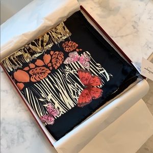 Salvatore Ferragamo 100% silk scarf